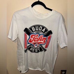 BDPST Budapest white graphic tshirt